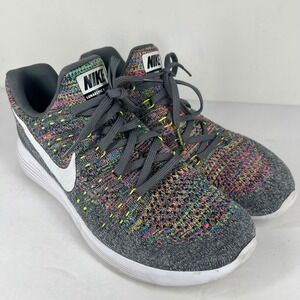 Nike LunarEpic Flyknit Multi Color Running Shoes Women's Size 9.5 Athletic